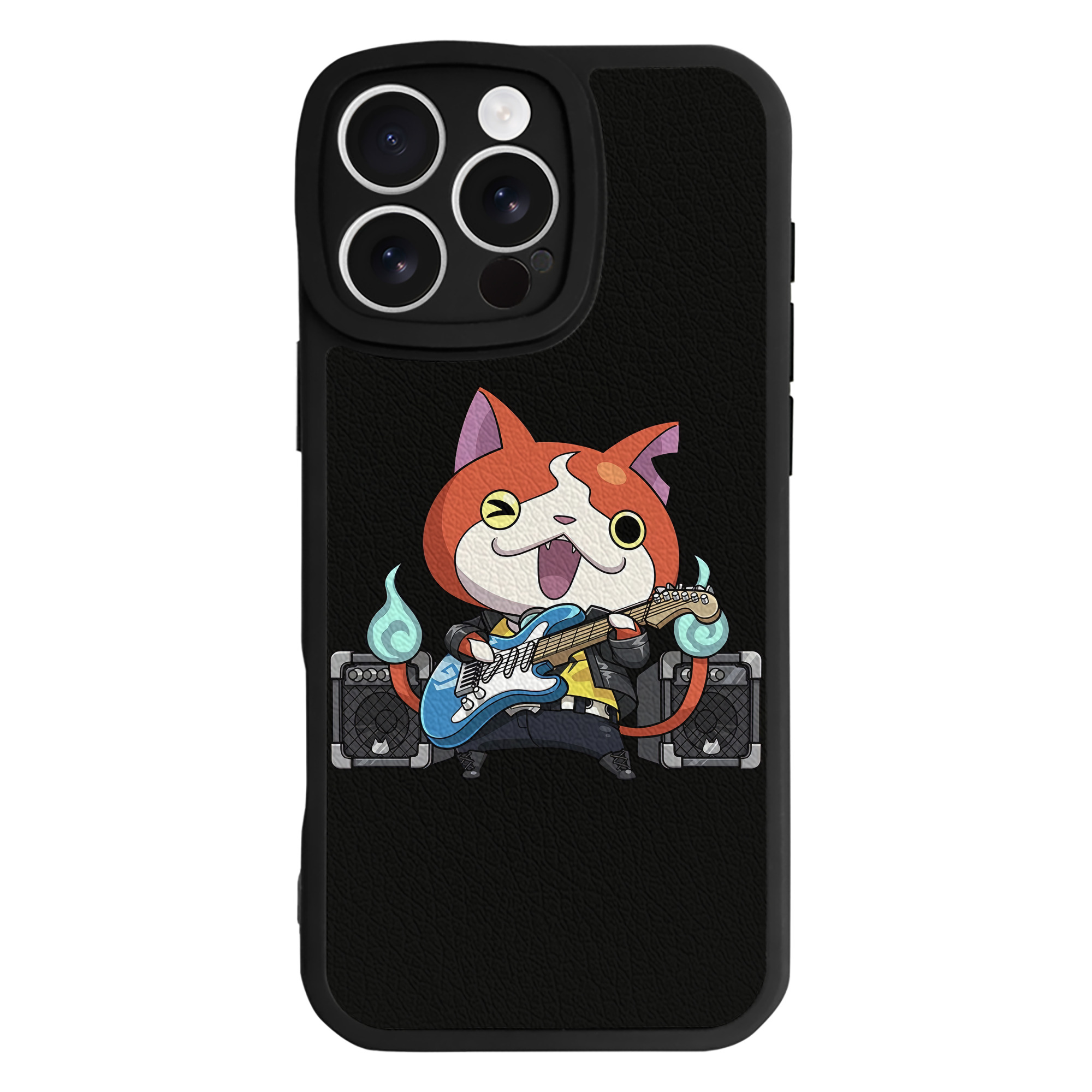 （画像用） 妖怪ウォッチ Yo-kai Watch 【iPhone 16シリーズ対応】シリコンスマホケース（レザー調） 材質：シリコン